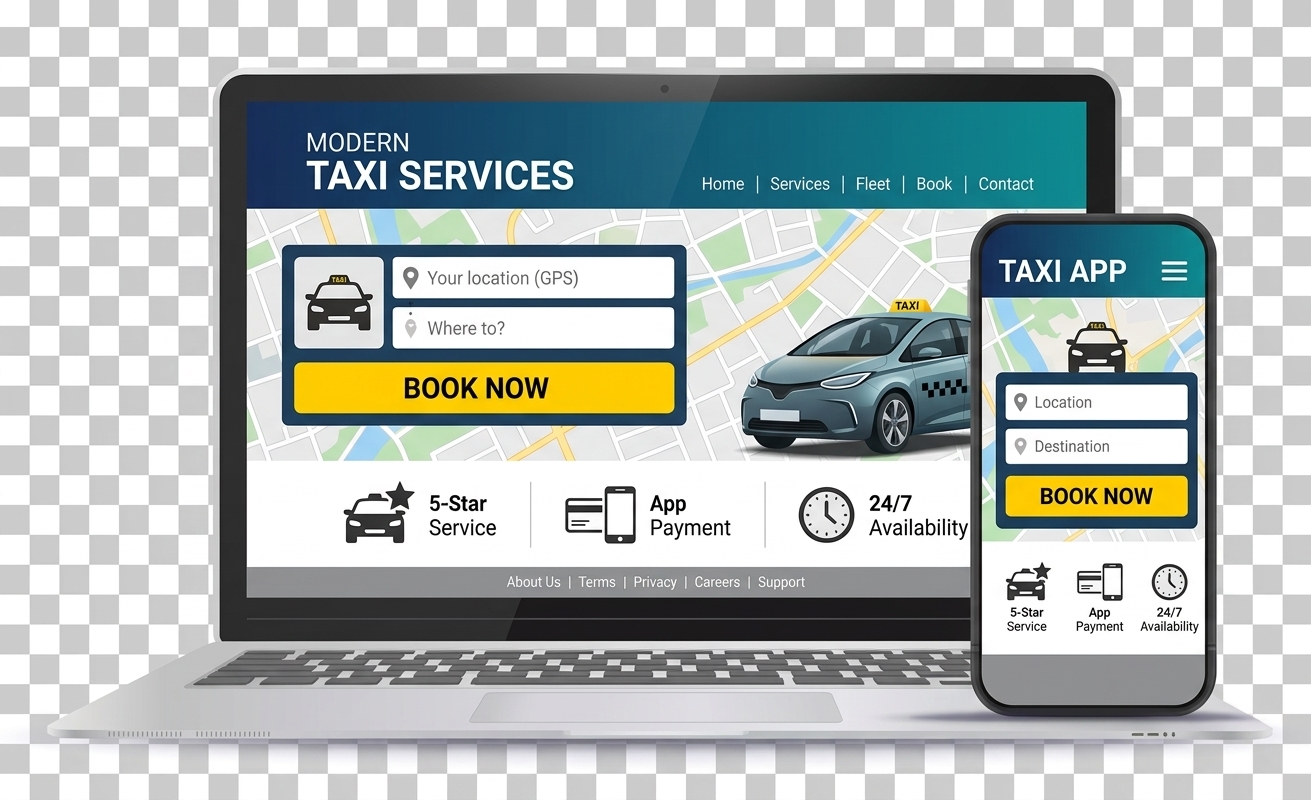 SkyLink Cars airport transfer website